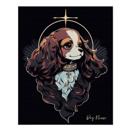 Ik zal altijd van Cavalier King Charles Spaniel ho Perfect Poster (Voorkant)