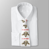 Ik zal Baaa Funny Goat Art Science Fiction Design  Stropdas (Gebonden)