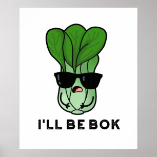 Ik zal bok grappige veggie film woordspeling poster