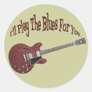 Ik zal de Blues Sticker spelen