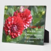 Ik zal de Heer altijd baren! Fotoplaat (Zijkant)