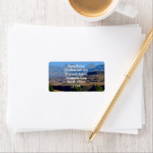 Ik zal de hoogste berg beklimmen etiket (Insitu)