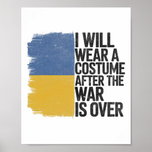 Ik zal een kostuum dragen als de oorlog voorbij is poster
