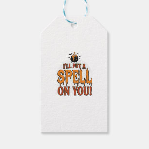 Ik Zal Een Spreuk Over Je Uitspreken Halloween Ket Cadeaulabel