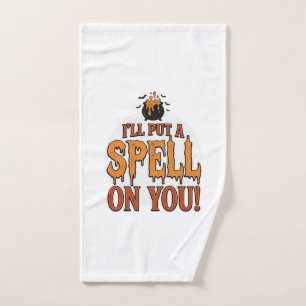 Ik Zal Een Spreuk Over Je Uitspreken Halloween Ket Handdoek
