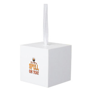 Ik Zal Een Spreuk Over Je Uitspreken Halloween Ket Kubus Ornament