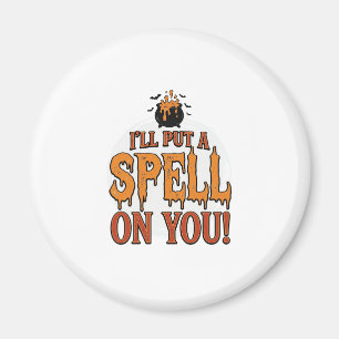 Ik Zal Een Spreuk Over Je Uitspreken Halloween Ket Magneet