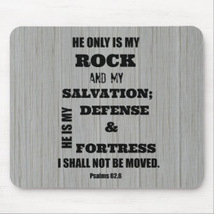 Ik zal geen Bijbelverversie verplaatsen Muismat