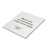 Ik zal geen Pistool dragen Tegeltje (Zijkant)