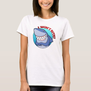 Ik zal geen t-shirt van vrouwen bite