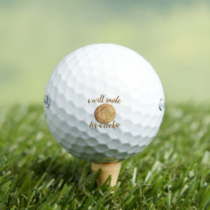 Ik zal glimlachen om een koekje golfballen