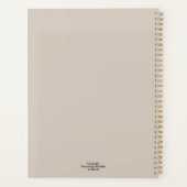 Ik zal God Psalm Bijbelse Verse prijzen Planner (Achterkant)