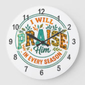 Ik zal hem prijzen... grote klok (Voorkant)