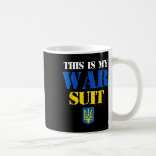 Ik zal het kostuum dragen als deze oorlog voorbij koffiemok
