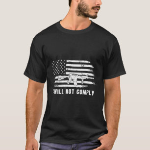 Ik zal het niet naleven en proberen het Pistool te T-shirt