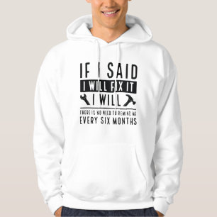 Ik zal het oplossen hoodie