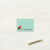 "Ik zal het posten. Vergeet het nu niet! Post-it® Notes (Op bureau)