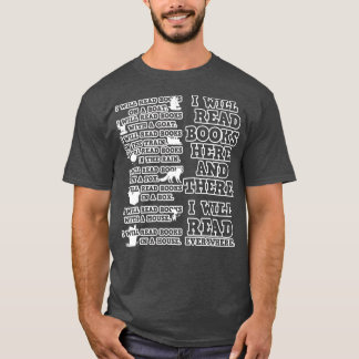 Ik zal hier boeken lezen en er cadeautjes uitlezen t-shirt