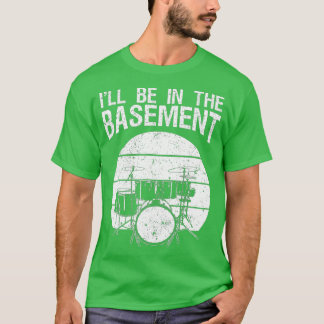 Ik zal in de drumdrummer van de trommeldrummer van t-shirt