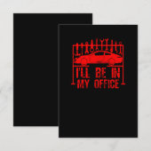 Ik zal in mijn Kantoor zijn Bedankkaart (Voorkant / Achterkant)