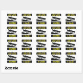 Ik zal je aanhanger teruggeven voor cash - funny v vierkante sticker (Vel)