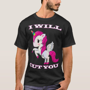 Ik zal je afknippen. t-shirt