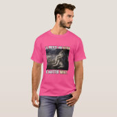 Ik zal je beschermen Kitten Grappige Alpha Weerwol T-shirt (Voorkant volledig)