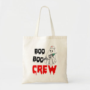 Ik zal je grappige Ghost Nurse Halloween Nursin ze Tote Bag