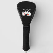 Ik zal je neersteken Ghost Nurse Funny RN Hallowee Golfheadcover (Voorkant)