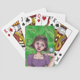 Ik zal je nooit laten liggen. pokerkaarten