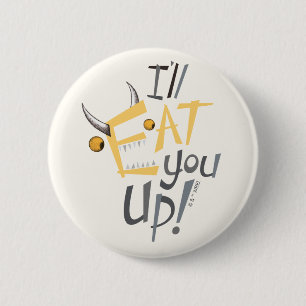 Ik zal je opeten Grafisch Ronde Button 5,7 Cm