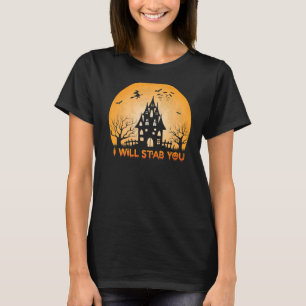 Ik zal je verpleegster Halloween Halloween verplee T-shirt