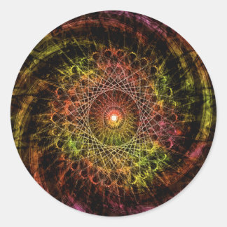 Ik zal je volgen ronde sticker