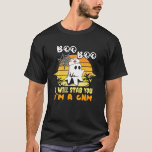 Ik zal jullie verpleegster Ghost Boo Boo Crew Funn T-shirt