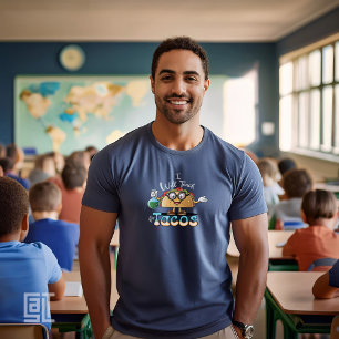Ik zal Lesgeven voor Tacos Docent Vrouwelijk Weten T-shirt