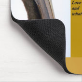 Ik zal liefde_Mousepad_by Elenne Boothe kennen Muismat (Hoek)