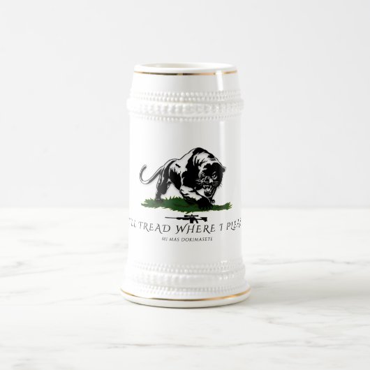 Ik zal lopen waar ik wil bierpul (Center)