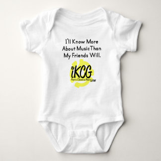 "Ik zal meer weten..." iKCG-logokleding voor baby Romper