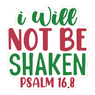 Ik zal niet geschud worden door Palms 16.9 T-shirt