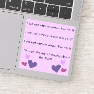 Ik zal niet over deze PCS spreken Sticker