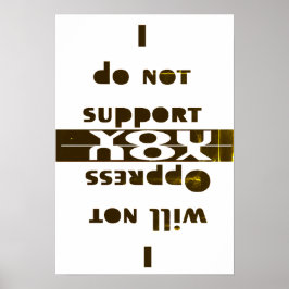 Ik zal niet... poster