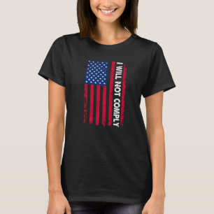 Ik zal niet voldoen aan de Amerikaanse Vintage van T-shirt