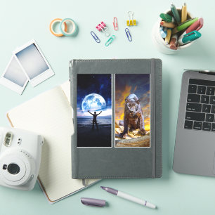 Ik zal professionele boekomslag of ebook cov ontwe sticker