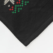 Ik zal thuis zijn voor kerst lelijke truien grappi fleece deken (Hoek)