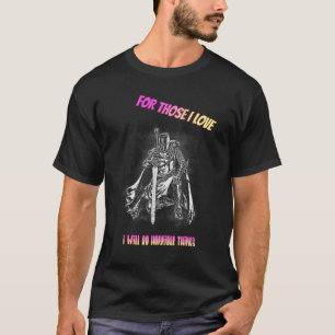 Ik zal vreselijke dingen grappig maken t-shirt