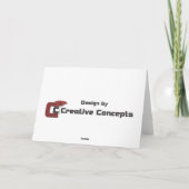 Ik zal wachten op u kaart (Achterkant)