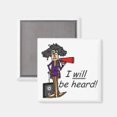 Ik ZAL worden gehoord Magneet (Voorkant / Achterkant)