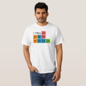 Ik zeg dat papa periodiek grappen maakt, vaderdag  t-shirt (Voorkant volledig)
