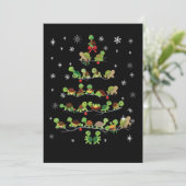 Ik zeg je dat ik geen schildpad ben, maar een Baby Feestdagenkaart (Staand voorkant)