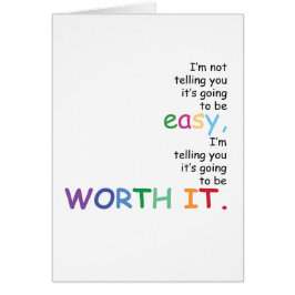 Ik zeg je niet dat het gemakkelijk zal zijn...